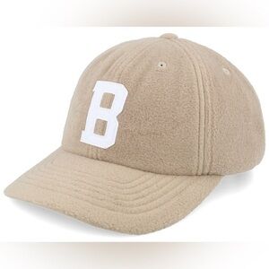 Brixton Big B Mp Cap Outmeal Polar Fleece Dad Cap in Beige Men’s Women’s